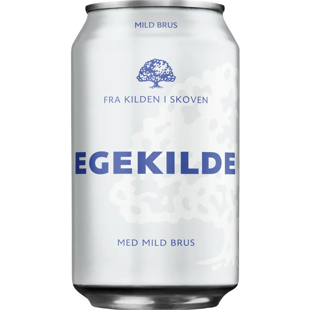 Egekilde med mild brus