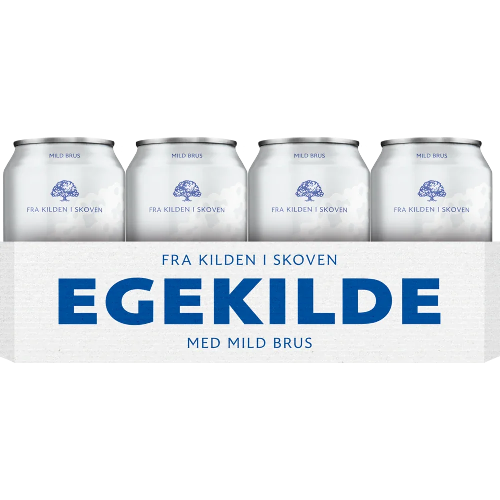 Egekilde med mild brus