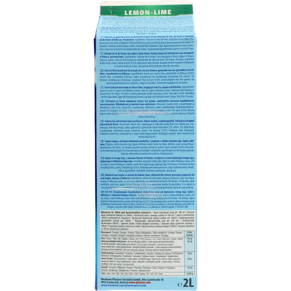 Pfanner iste citron-lime