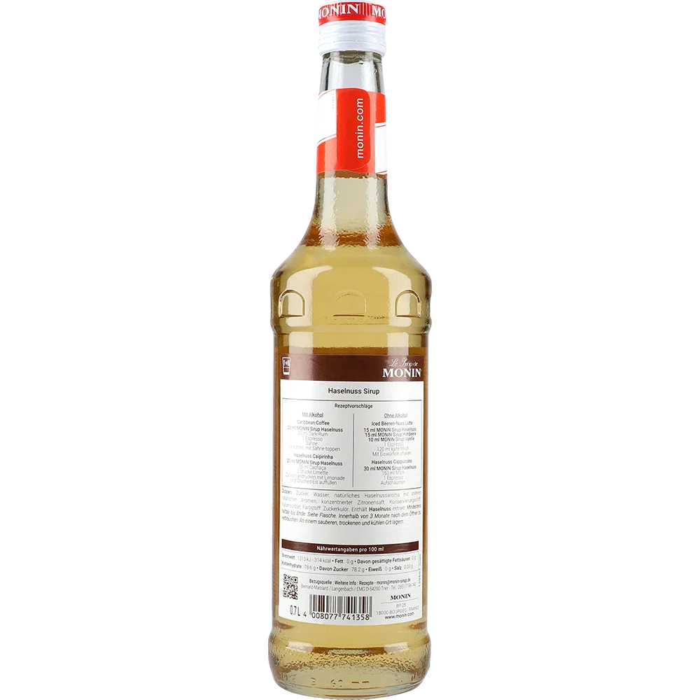 Monin Sirap Hasselnöt