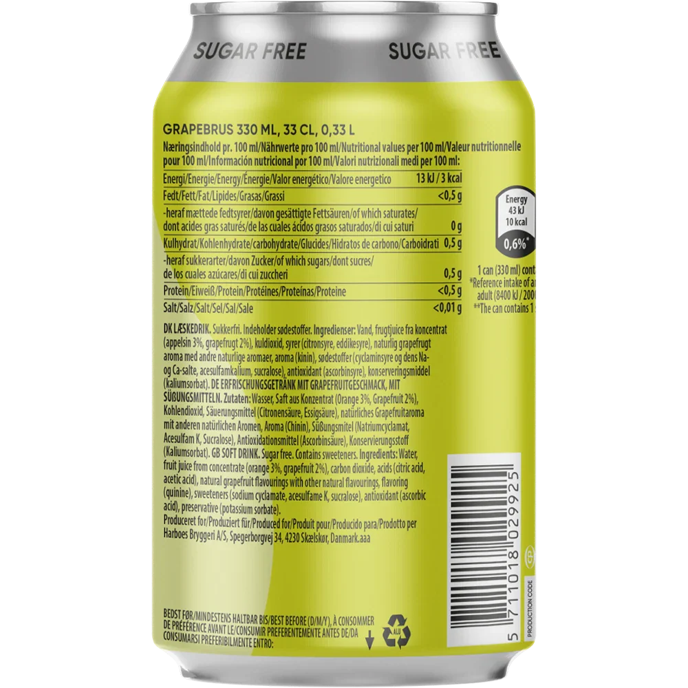 Harboe Grape 0% socker