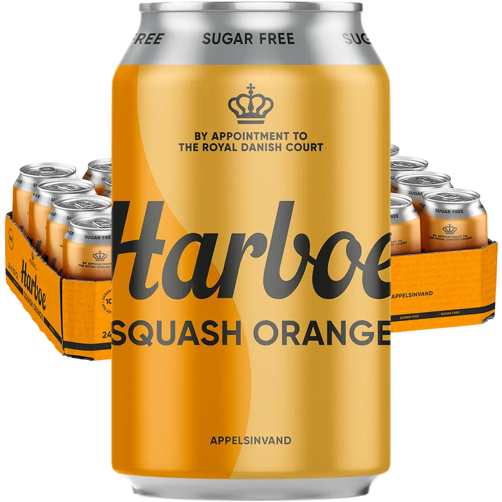 Harboe Squash Appelsin 0% Sukker