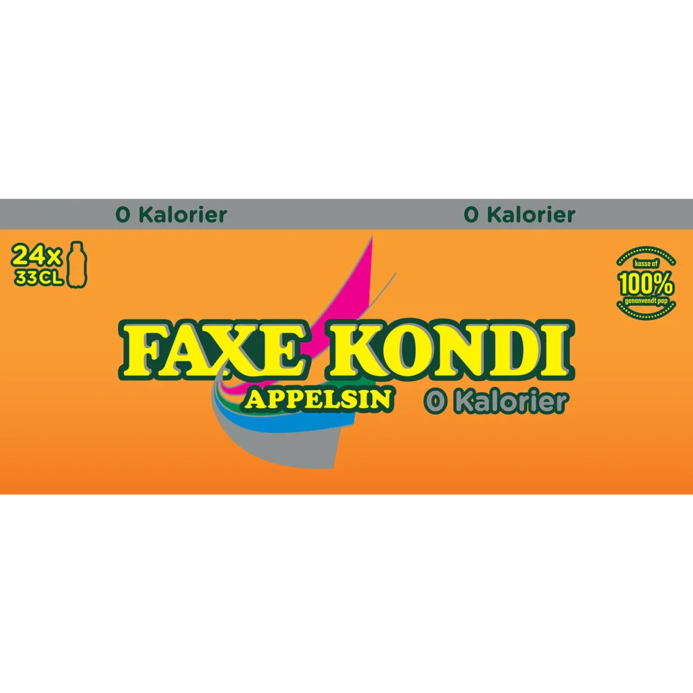Faxe Kondi Appelsin 0 kalorier PET