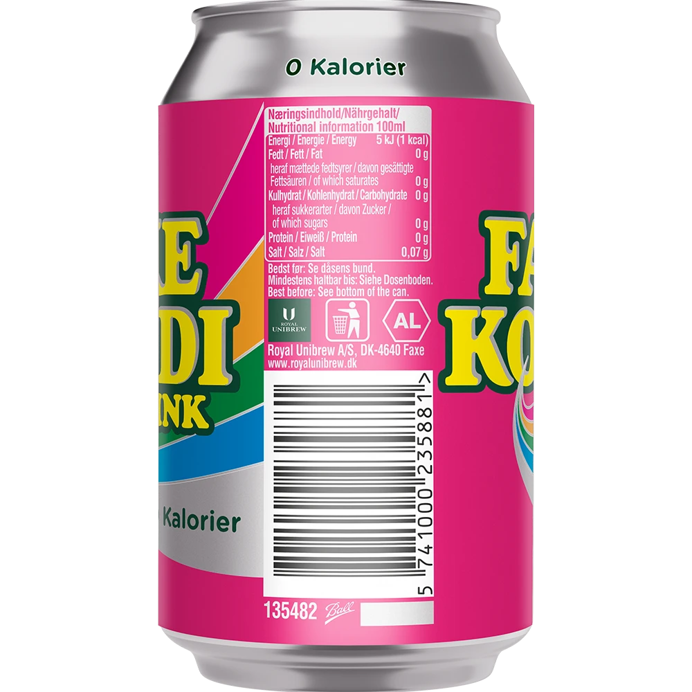 Faxe Kondi Pink 0 kalorier