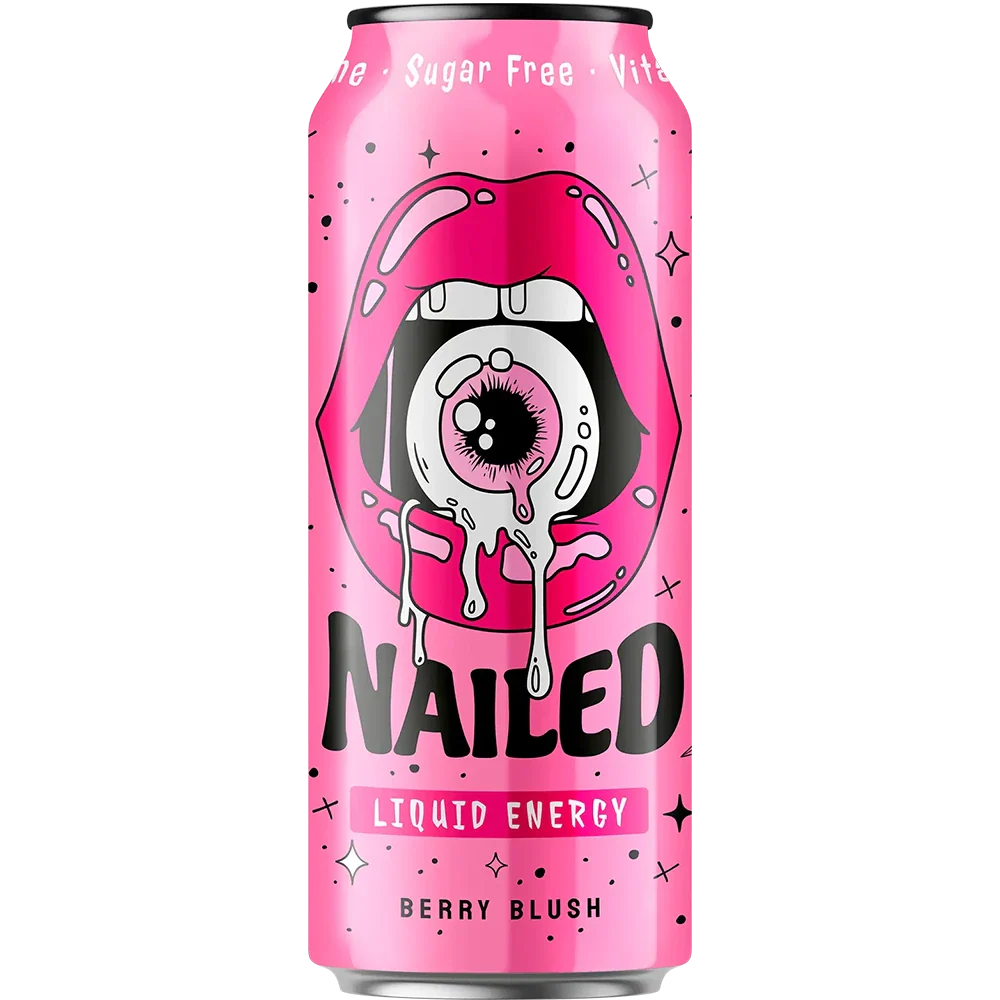 Nailed Liquid Energy Berry Blush Sugar Free
