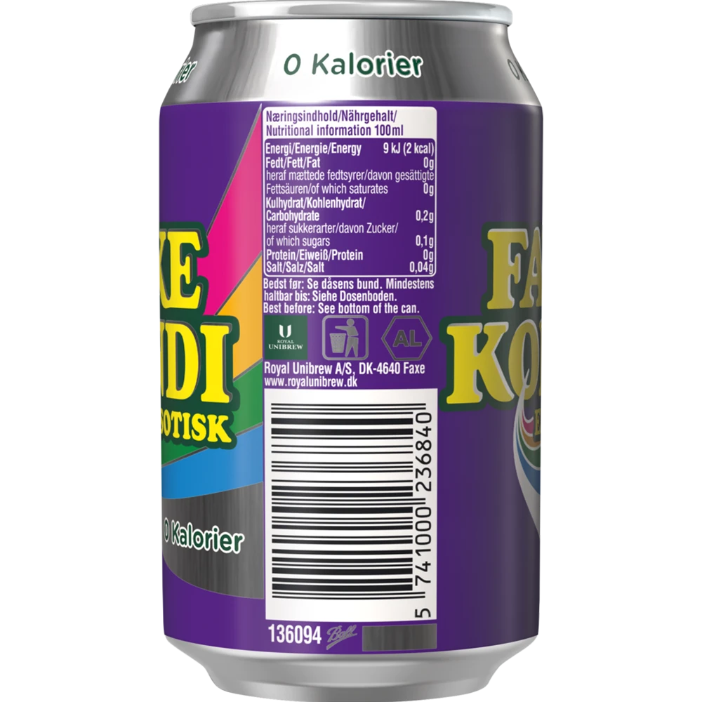 Faxe Kondi Eksotisk 0 kalorier
