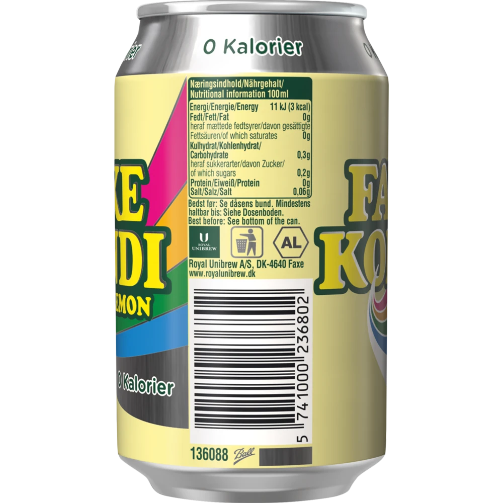Faxe Kondi Lemon 0 kalorier