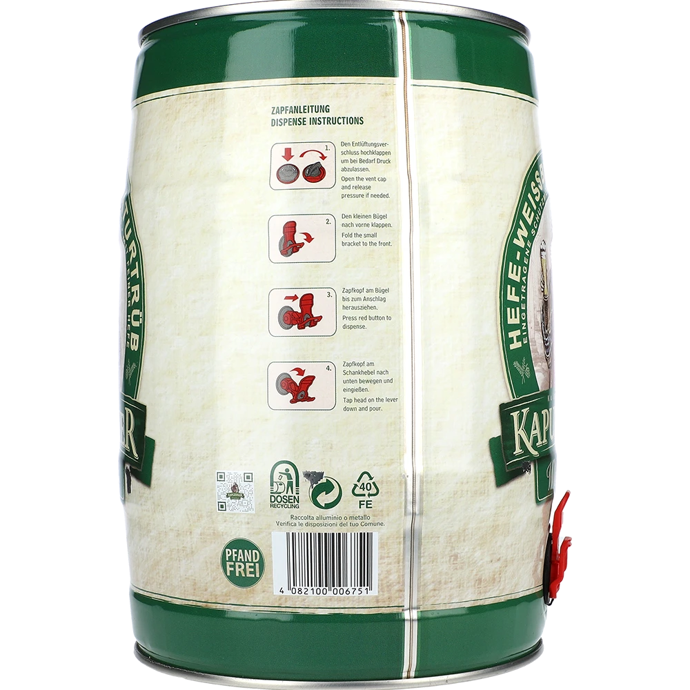 Kulmbacher Kapuziner Weißbier Naturtrüb