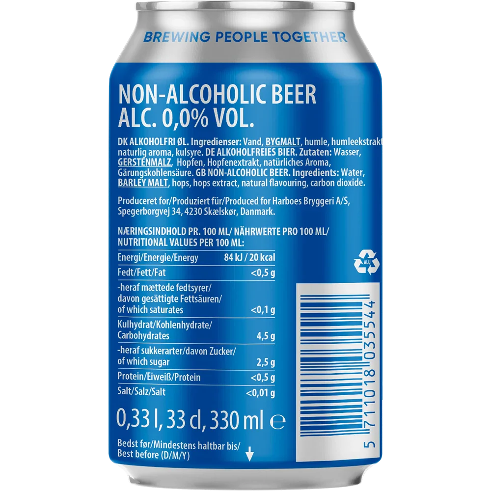 Harboe Pils 0,0 %