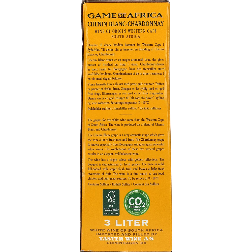 Game of Africa Chenin Blanc Chardonnay