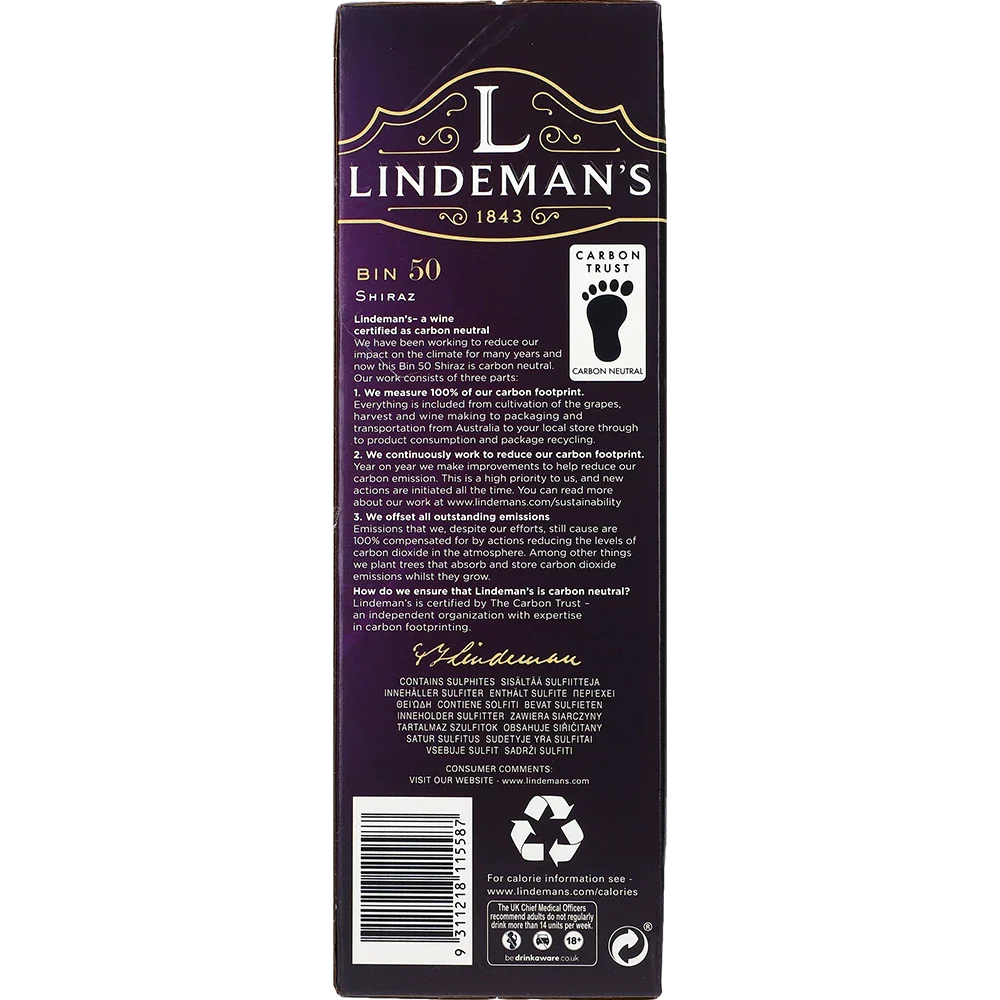 Lindeman's BIN 50 Shiraz