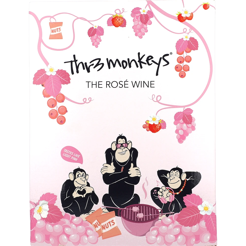 Thr3 Monkeys Rosé