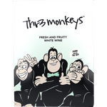 Thr3 Monkeys White