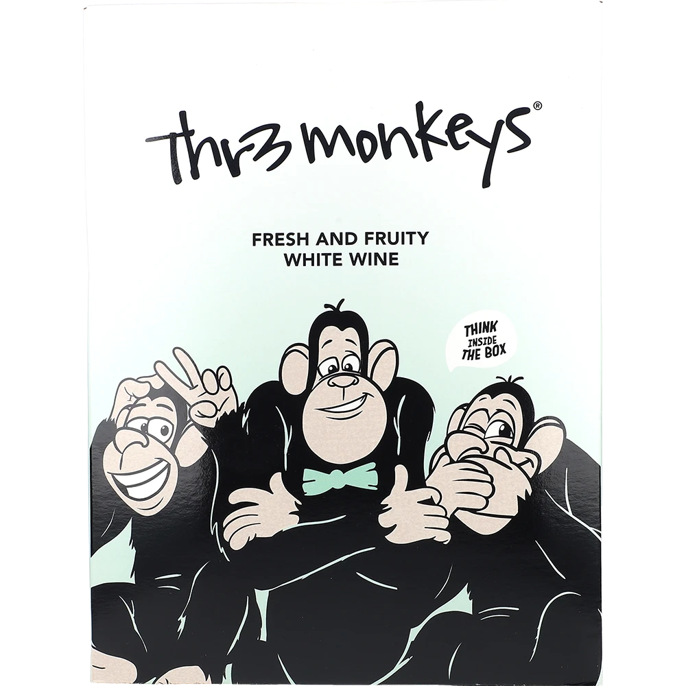Thr3 Monkeys White