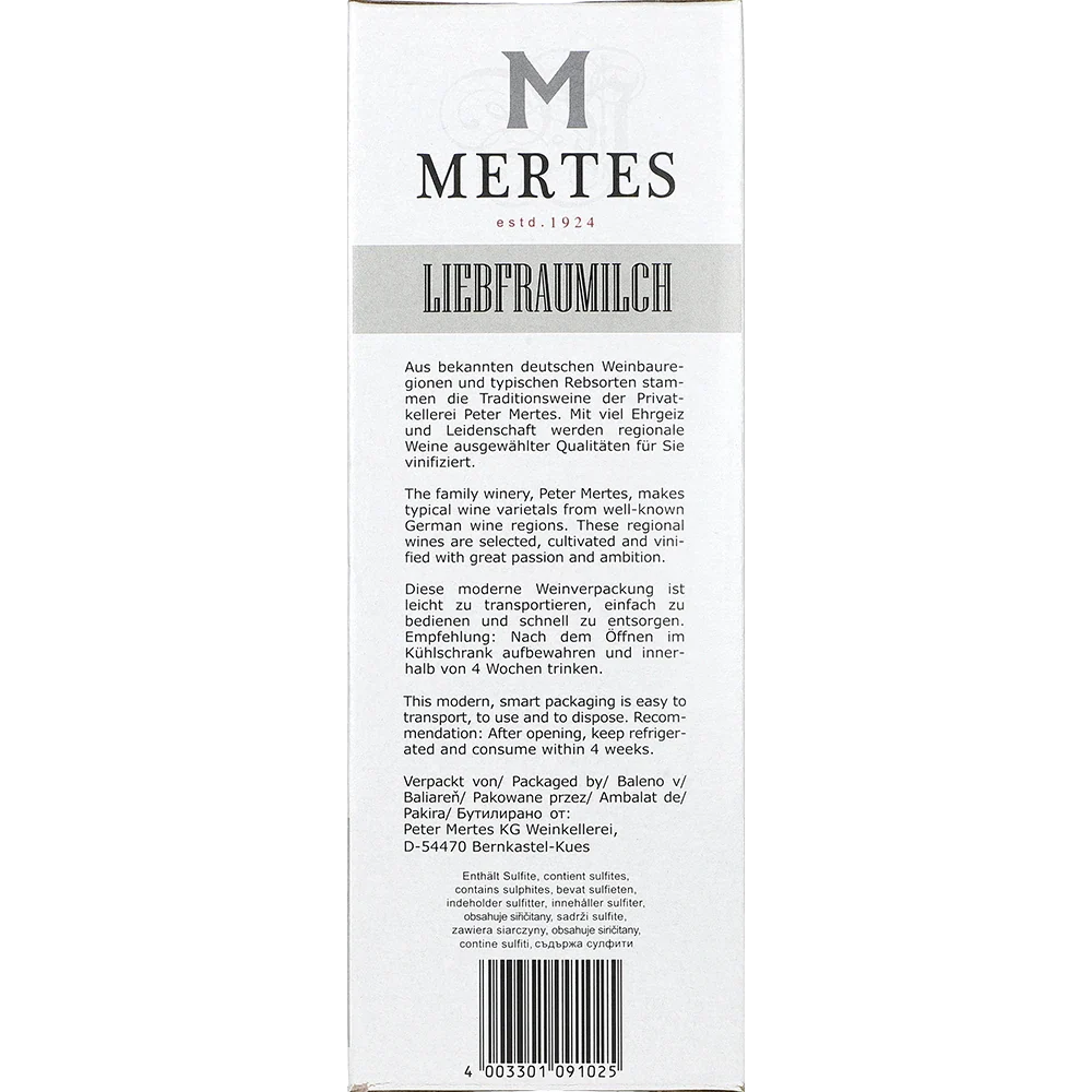 Peter Mertes Liebfraumilch QbA