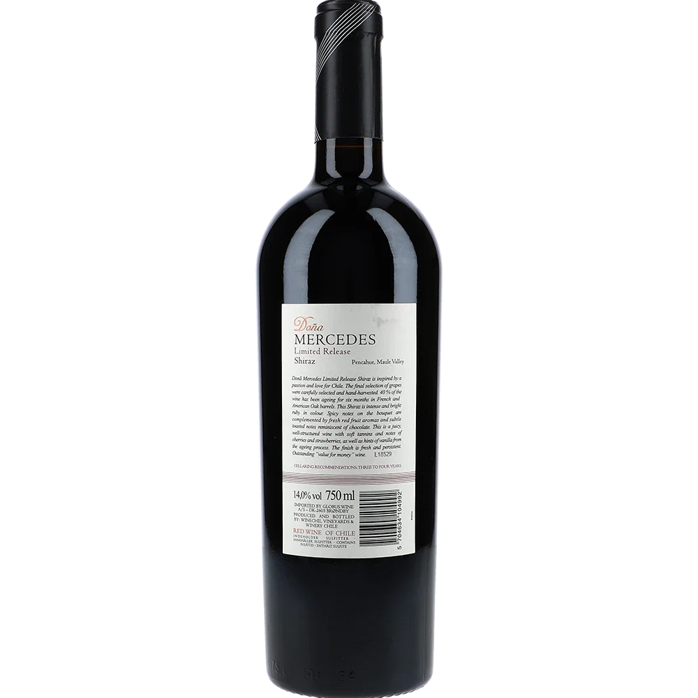 Doña Mercedes Shiraz
