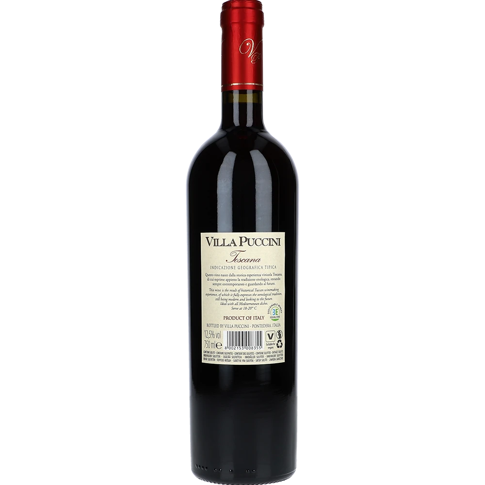 Villa Puccini Toscana Rosso ekfatslagrat