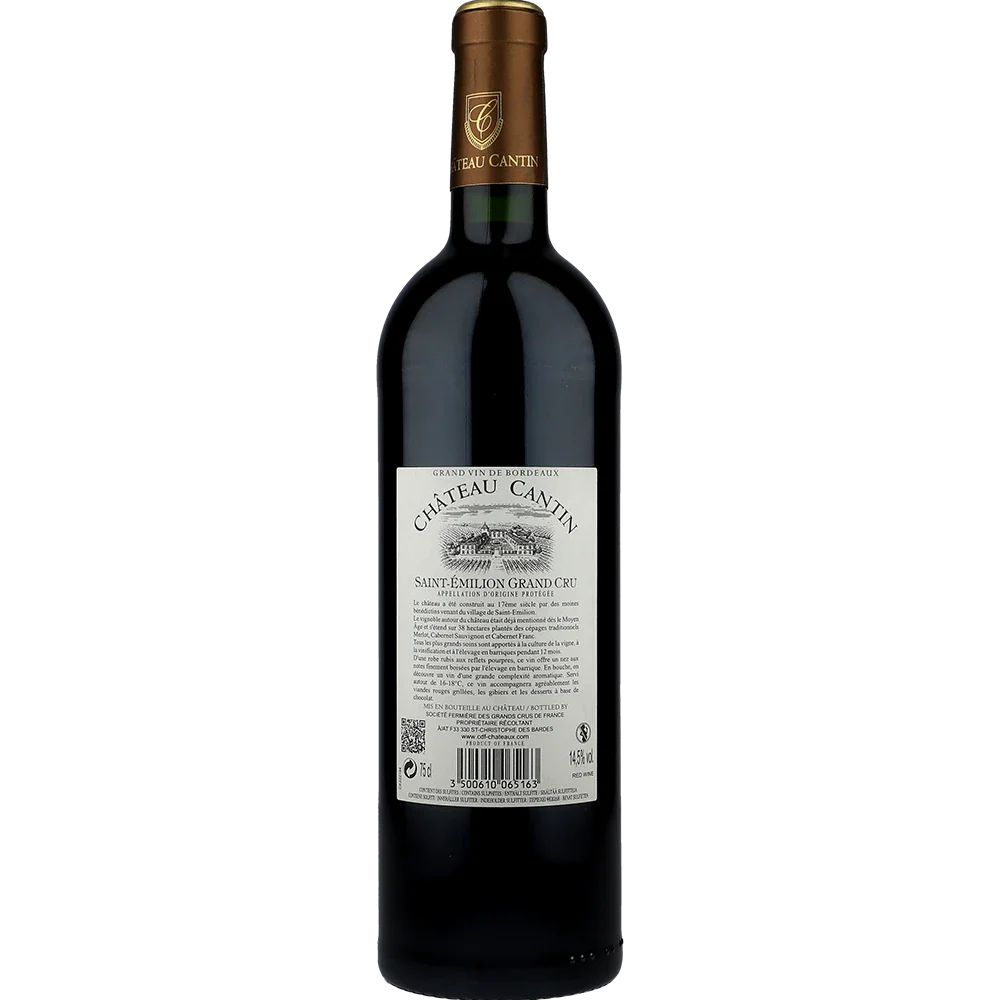 Château Cantin Saint-Émilion Grand Cru