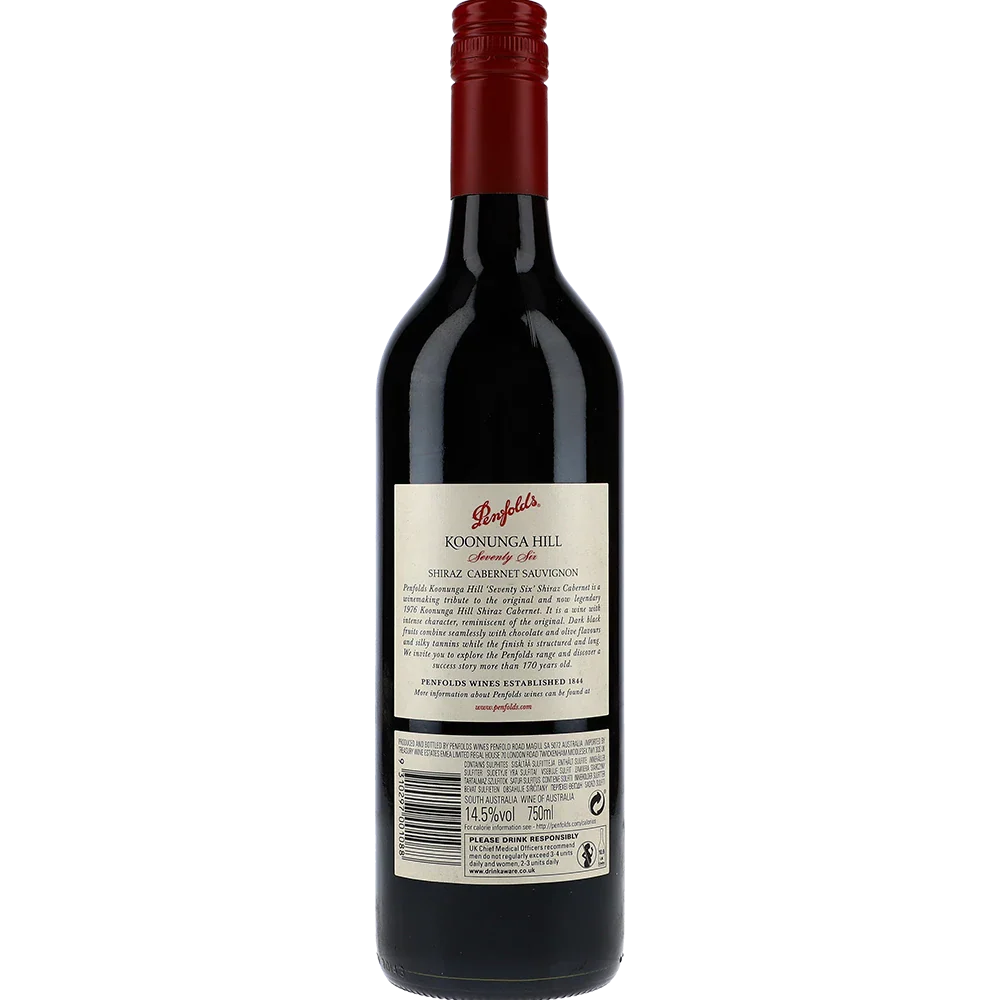Penfolds Koonunga Hill"Seventy Six" Shiraz Cab Sau