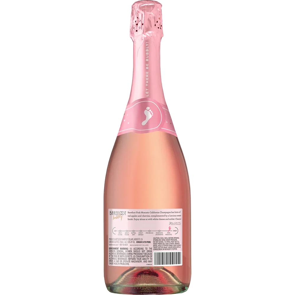 Barefoot Bubbly Pink Moscato