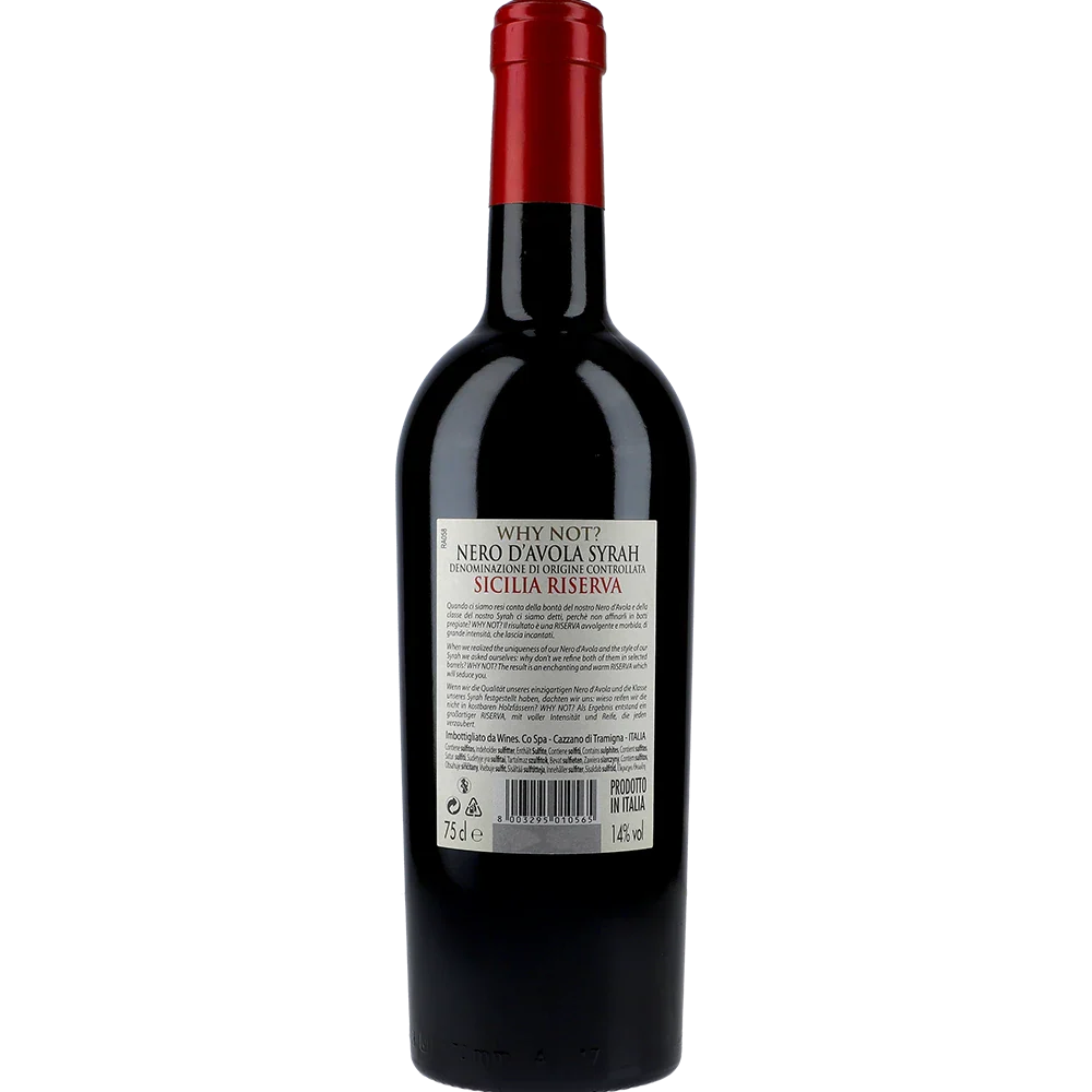 Why Not? Nero D'Avola Syrah Riserva