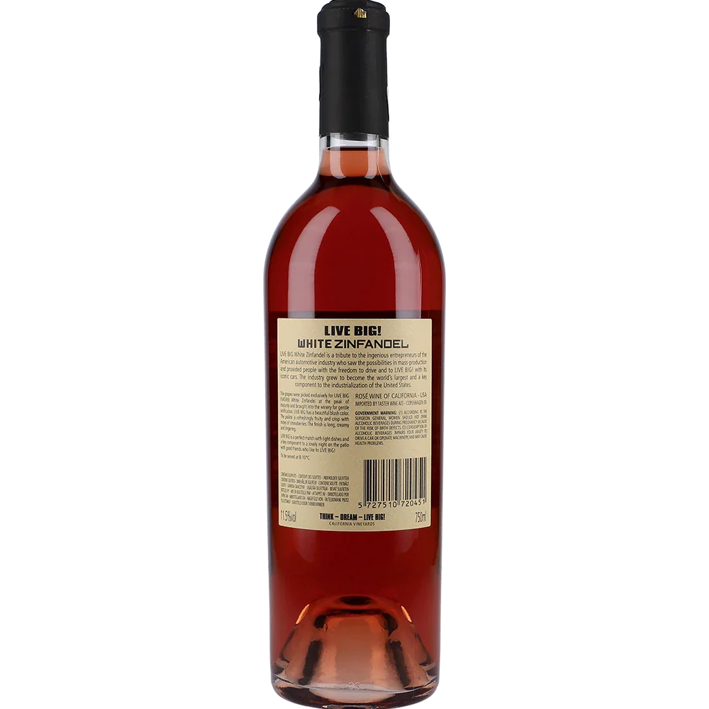 Live Big! White Zinfandel