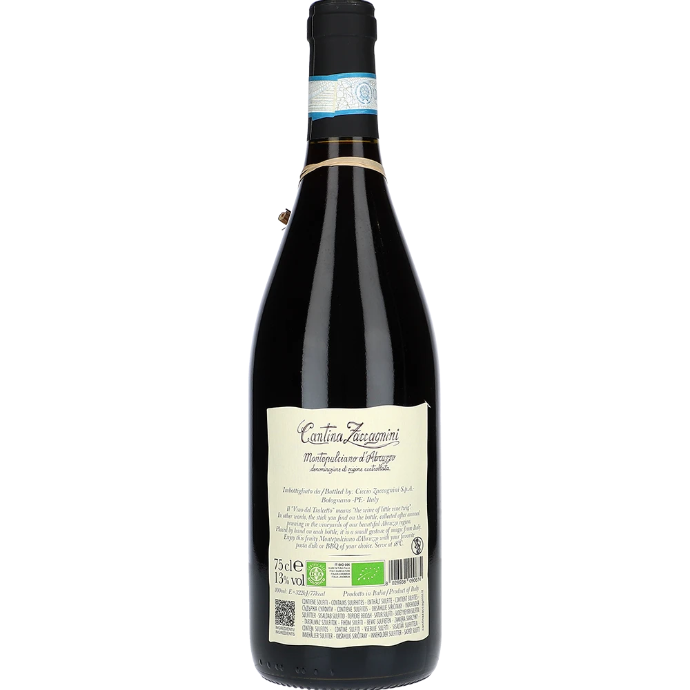 Cantina Zaccagnini Dal Tralcetto Montepulciano Organic