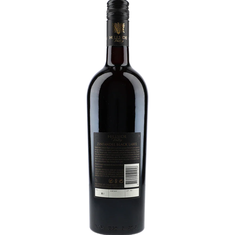 Hillside Valley Zinfandel Svart Etikett