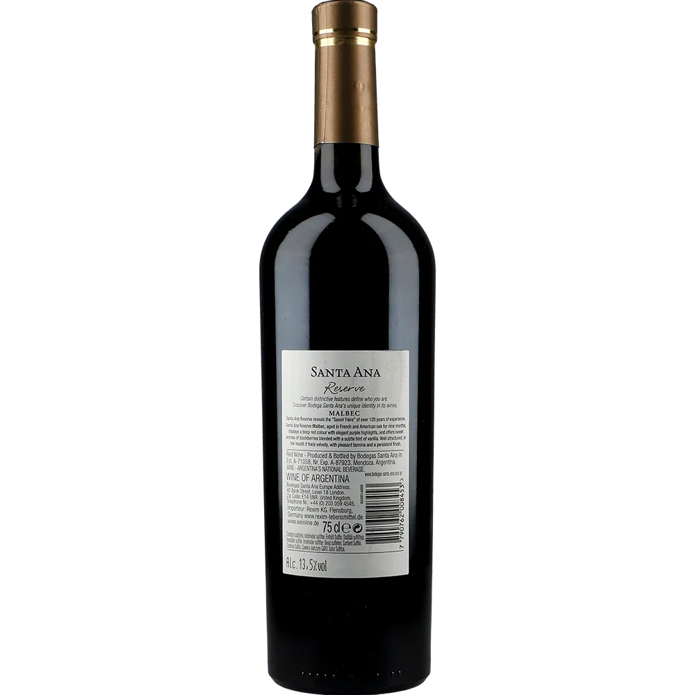 Santa Ana Reserve Malbec