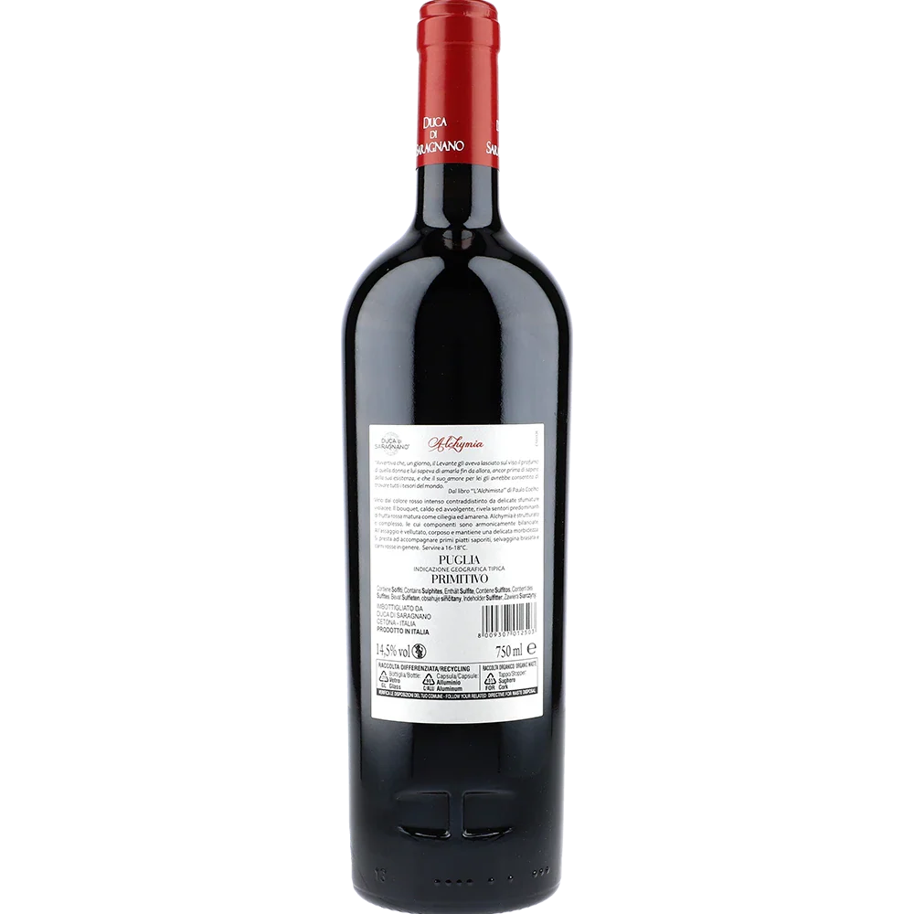 Duca di Saragnano Alchymia Primitivo
