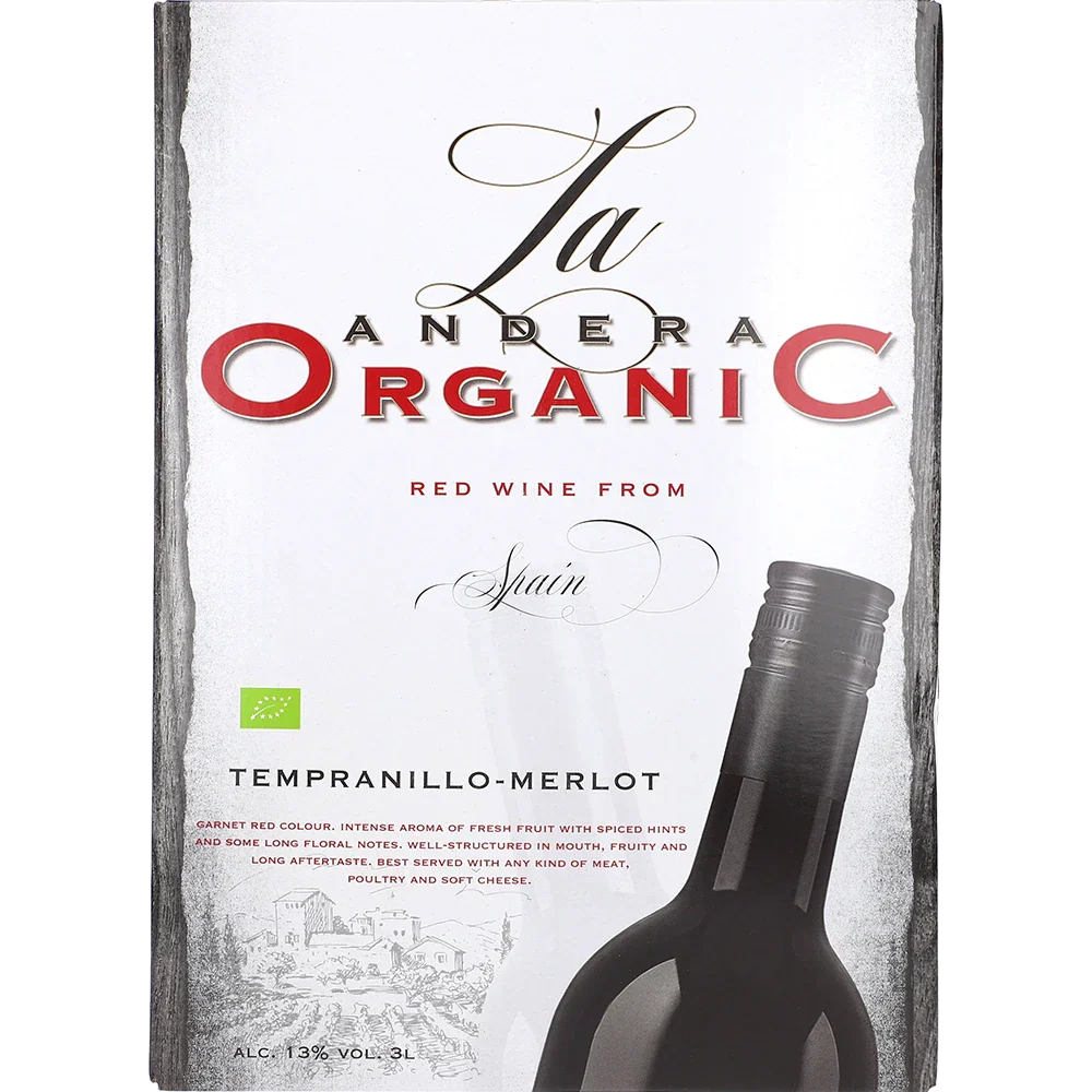 La Andera Organic Tempranillo Merlot