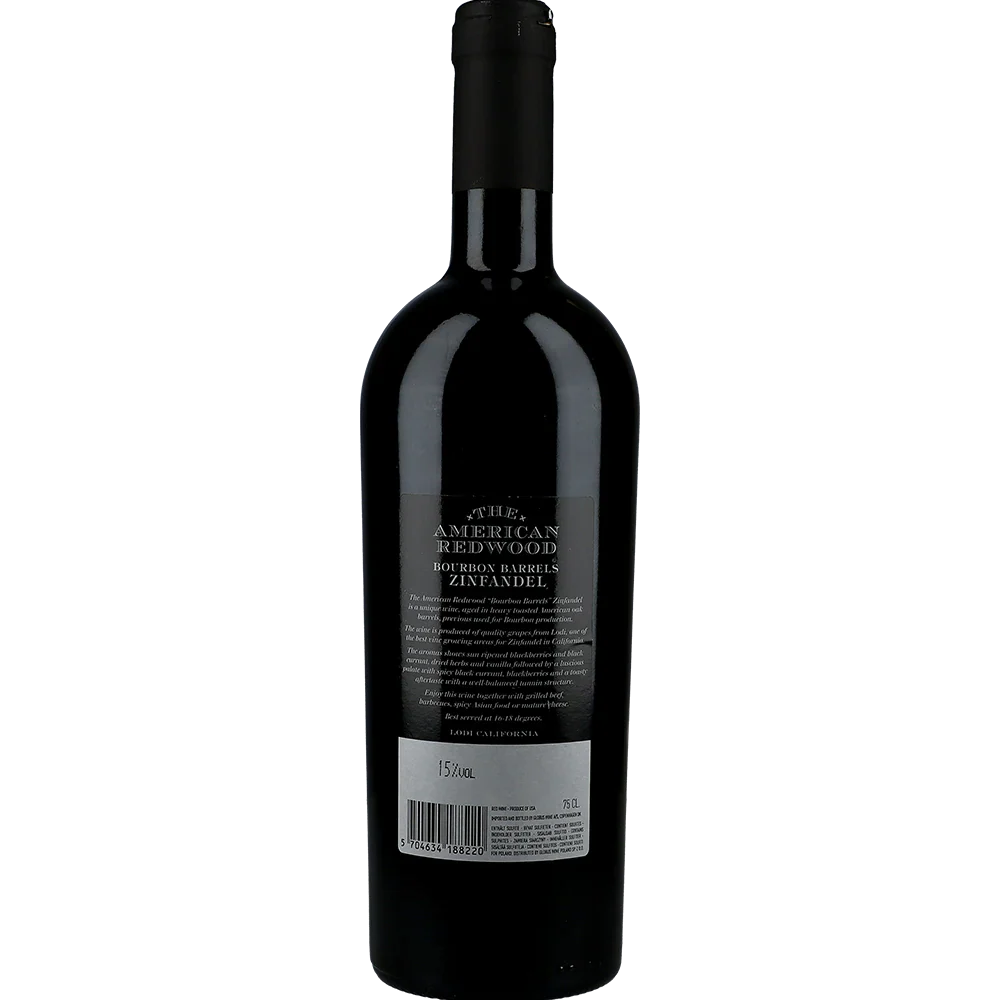 The American Redwood Bourbon Barrels Zinfandel