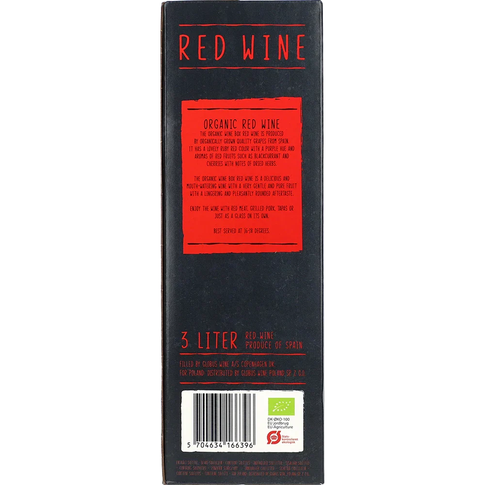 The Organic Wine Box Red Wine