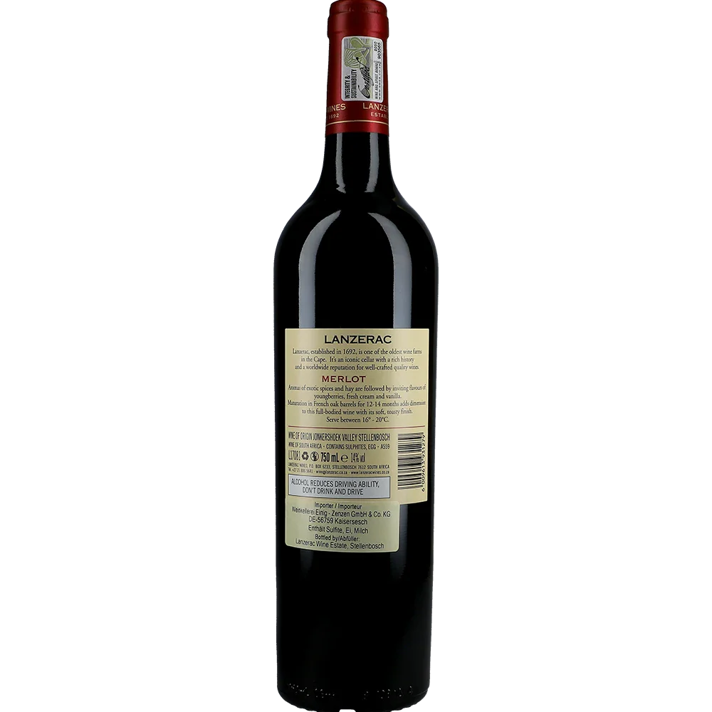 Lanzerac Stellenbosch Merlot