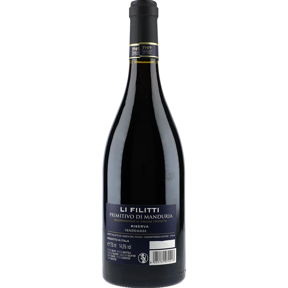 Masca del Tacco Primitivo di manduria