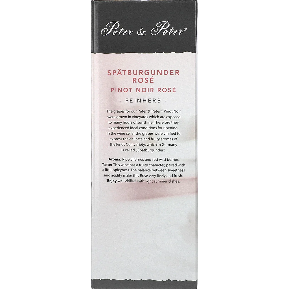 Peter & Peter Spätburgunder Rosé feinherb