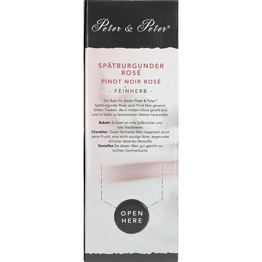 Peter & Peter Spätburgunder Rosé feinherb