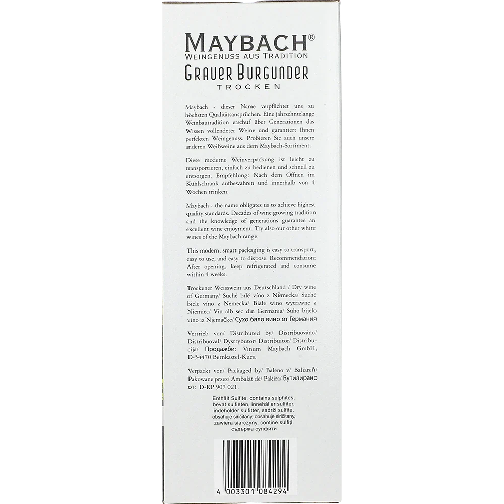 Maybach Grauer Burgunder