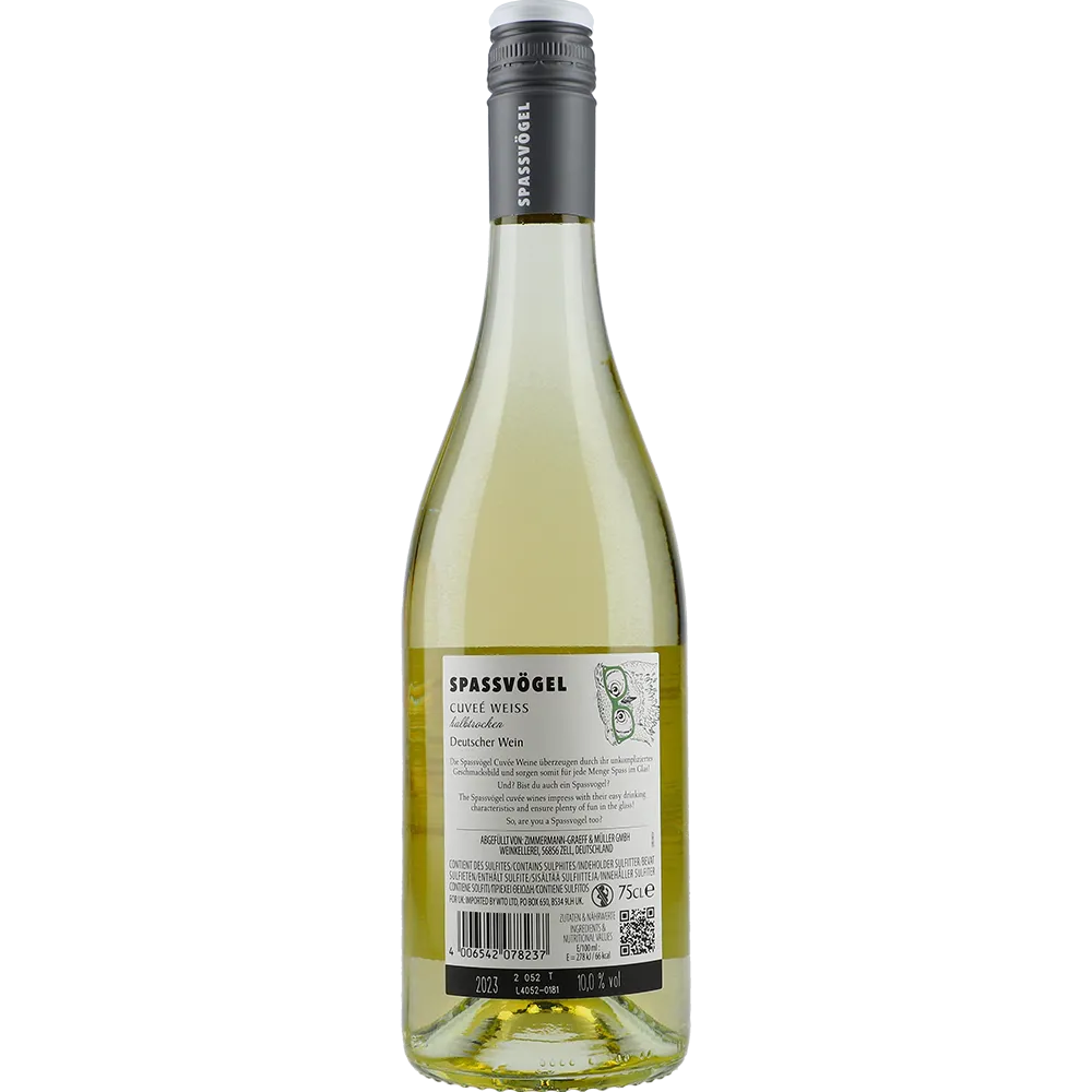 Spassvögel Cuvee Weiss Halbtrocken