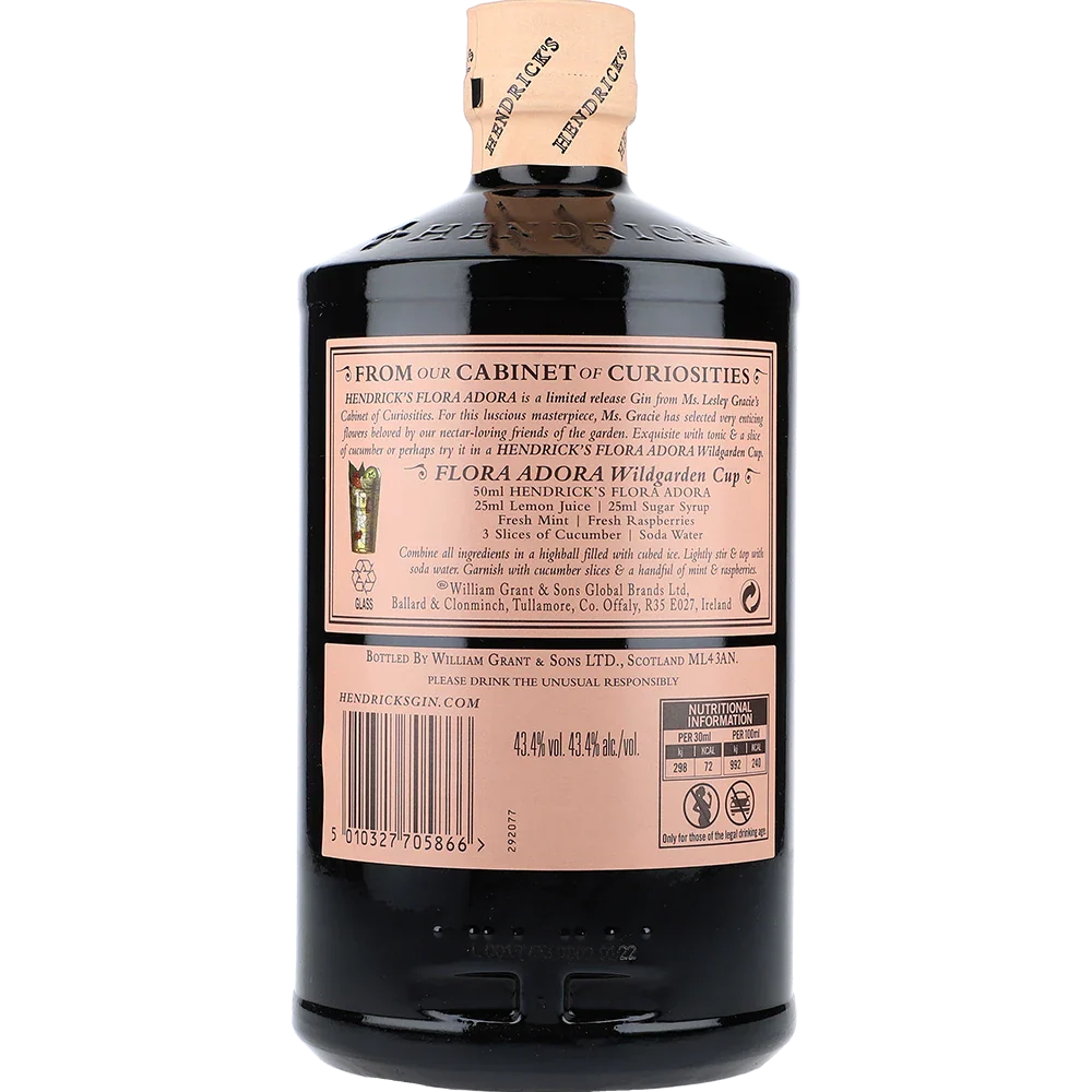 Hendrick's Gin Flora Adora