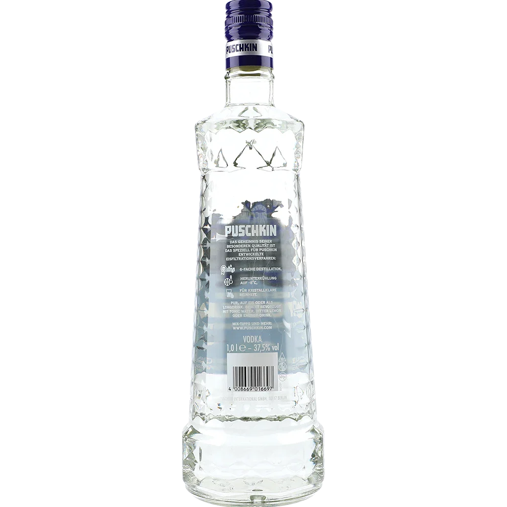 Puschkin Vodka Isfiltreret