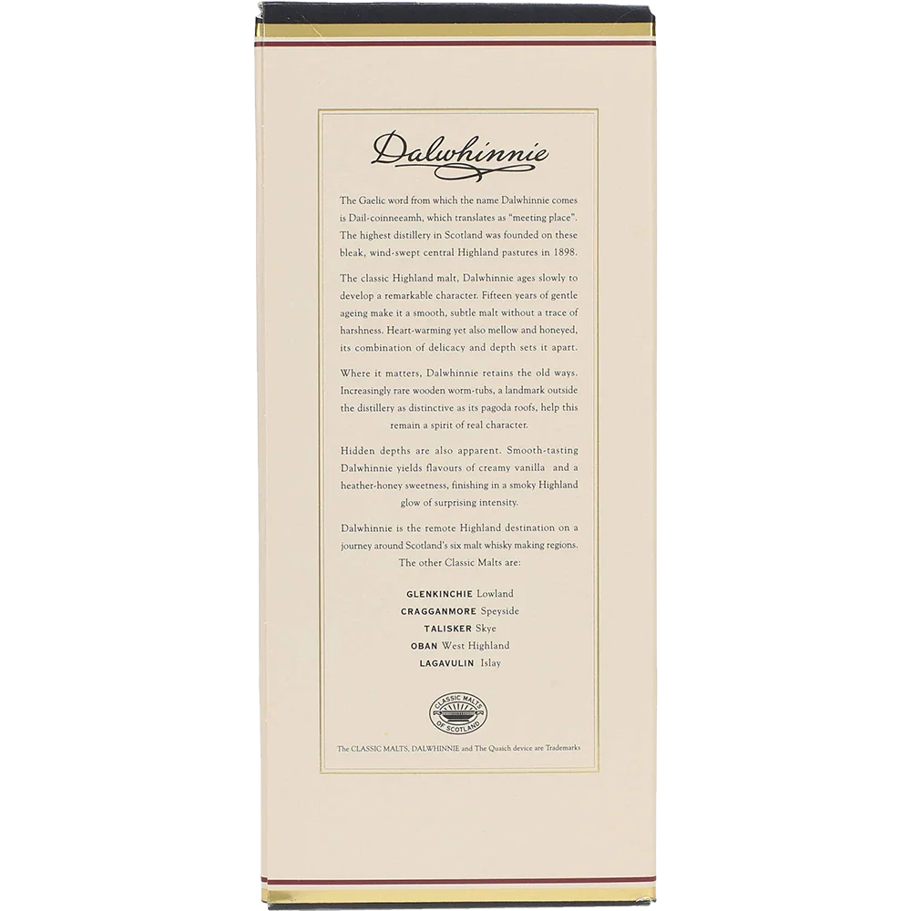Dalwhinnie 15y