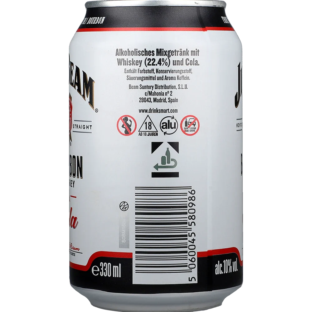 Jim Beam Bourbon & Cola