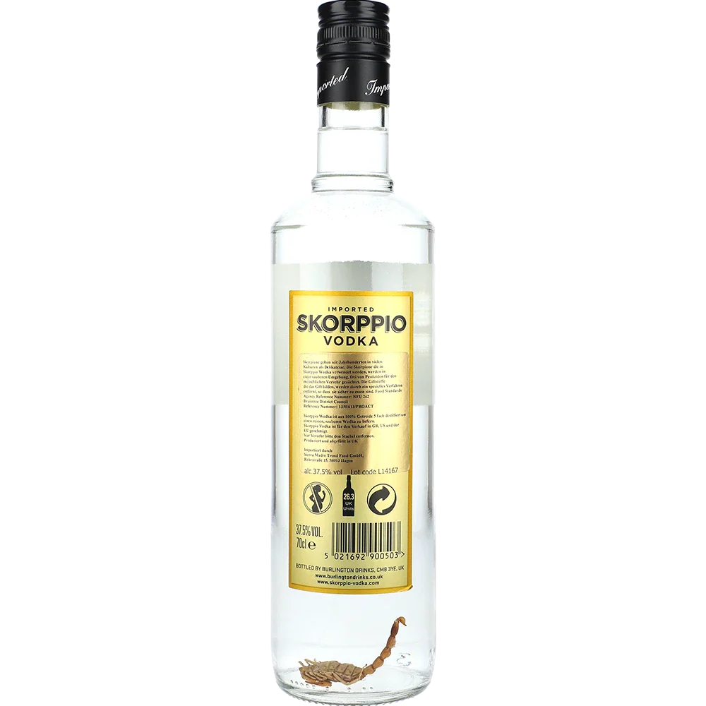 Skorppio Vodka med Skorpion