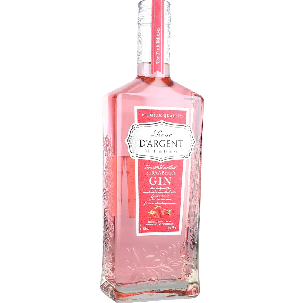 Rose D'Argent Pink Strawberry Gin
