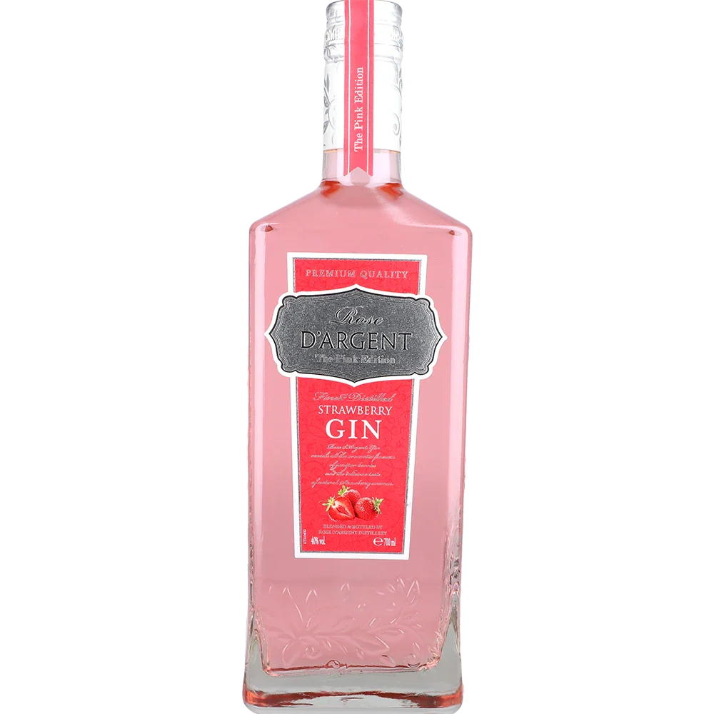 Rose D'Argent Pink Strawberry Gin