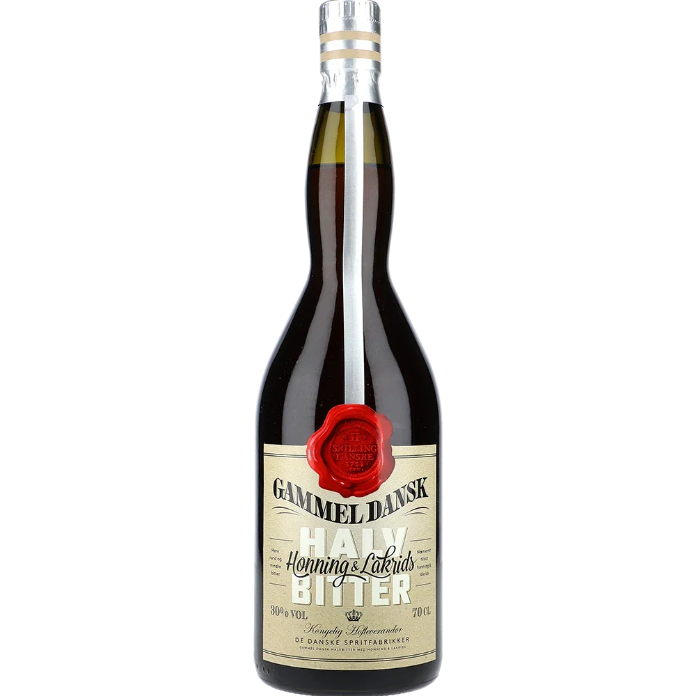 Gammel Dansk Halv Bitter Honning & Lakrids