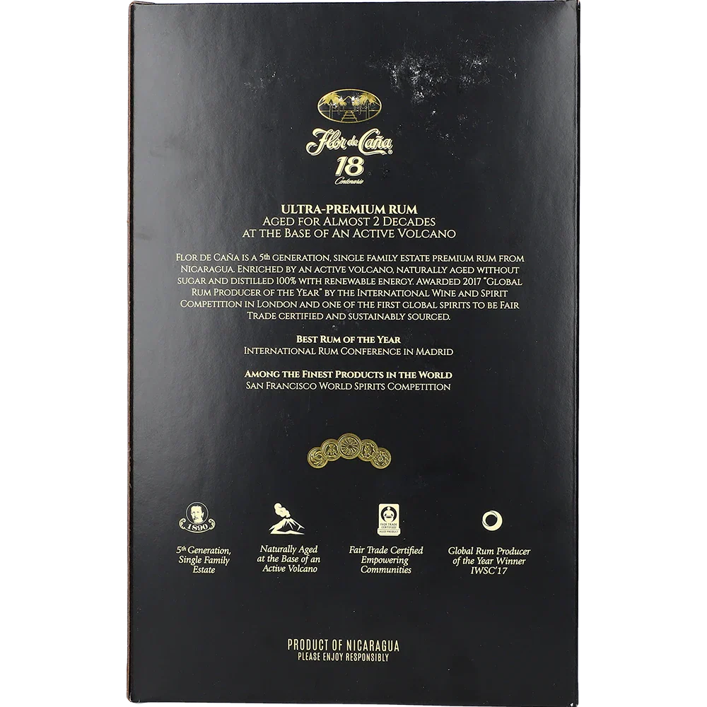 Flor de Caña Centenario Gold 18y