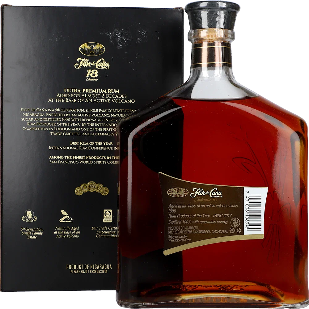 Flor de Caña Centenario Gold 18y