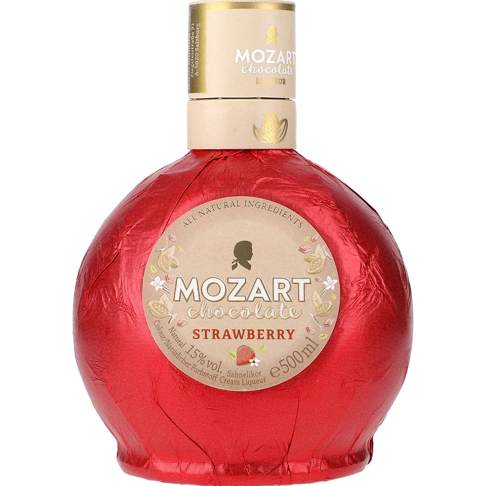 Mozart Hvid Chokolade Jordbærcreme